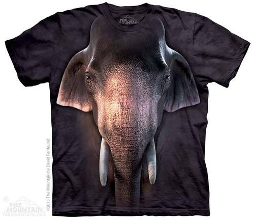 Big Face Asian Elephant T-Shirt