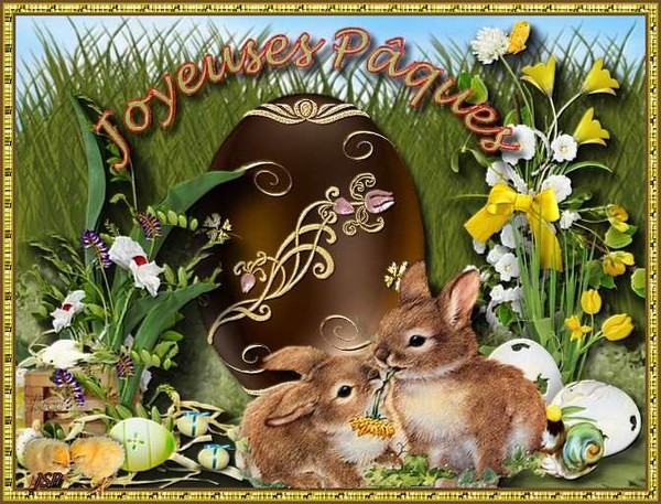 Bonnes fêtes de Pâques