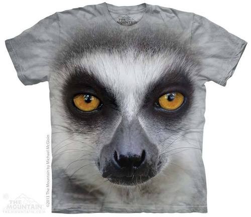 Big Face Ring Tailed Lemur T-Shirt